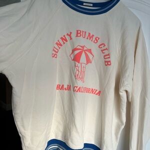 Mother Jeans Cream Sweatshirt